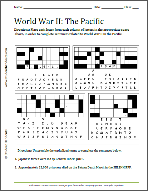 world war 2 from space worksheet answers