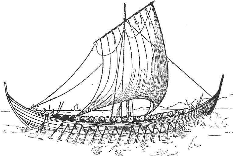 Medieval Viking Longship