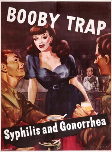 Booby Trap - WWII V.D. Poster