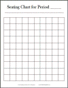 Blank Classroom Seating Chart