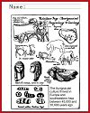 Aurignacian Age Coloring Page