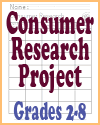 Consumer Research Project, Grades 2-8
