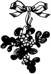 Christmas mistletoe. JPG PNG SVG