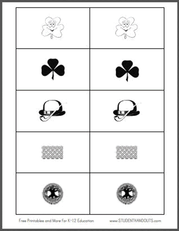 Irish Symbols Rapid Recall Memory-style Game