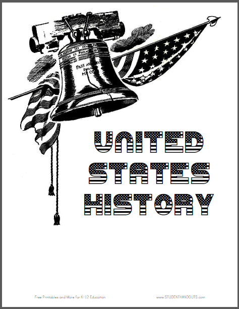 United States History Binder Covers - Free to print (PDF files).