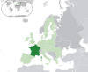 France Global Position Map