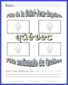 Saint-Jean-Baptiste Day Coloring Page