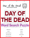 Day of the Dead Word Search Puzzle