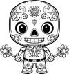 Day of the Dead Digital Clip Art