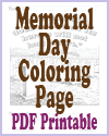 Memorial Day Coloring Page for Kids