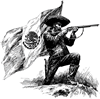 Mexican Independence Fighter Clip Art Image