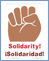 Solidarity Fist Coloring Page