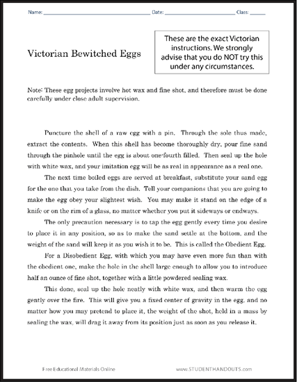 Victorian Bewitched Eggs
