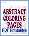 Abstract Coloring Pages