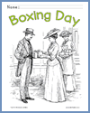 Boxing Day Coloring Page