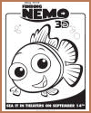 Coloring Pages for Disney's Finding Nemo 3D