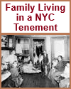 Family Living in a One-Room Tenement, NYC, 1890