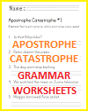 Apostrophe Catastrophe Worksheets