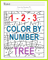 Color-by-Number: Tree