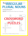 Irregular Plural Nouns Crossword Puzzles