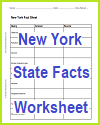 New York State Facts Worksheet