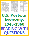 Postwar Economy Reading with Questions