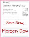 See-Saw, Margery Daw