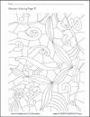 Abstract Coloring Page #1 - Free to print.