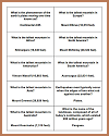Earth Science Printable Question Cards