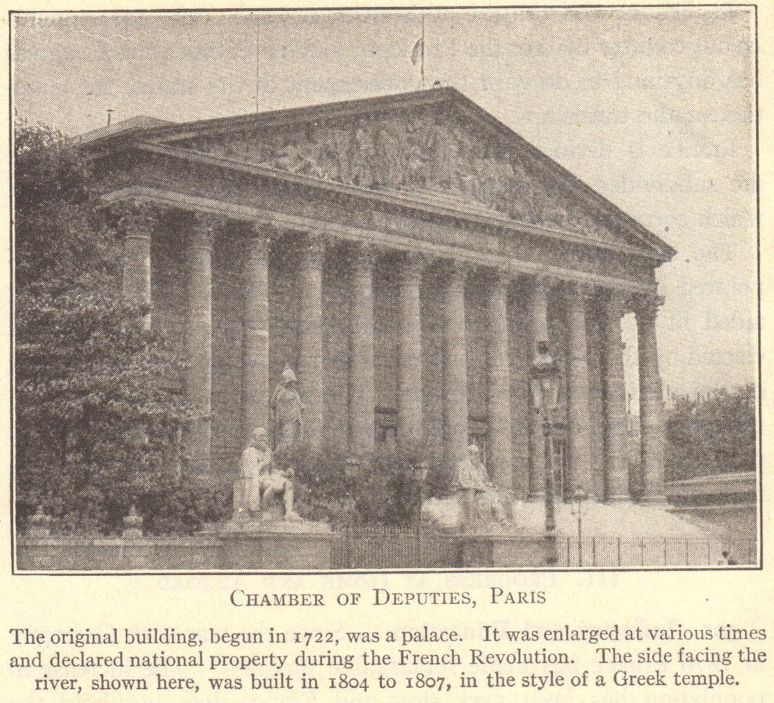 The Chamber of Deputies, Paris, France