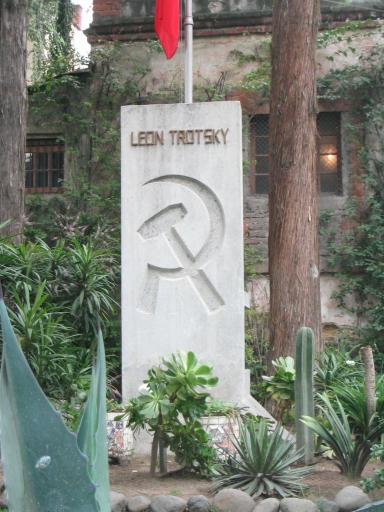 Leon Trotsky Tombstone in Mexico