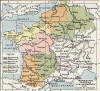 Map of France in 511 C.E.
