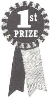 First Prize Award Ribbon