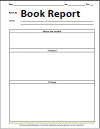 Book Report Printable Sheet