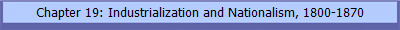 Chapter 19: Industrialization and Nationalism, 1800-1870