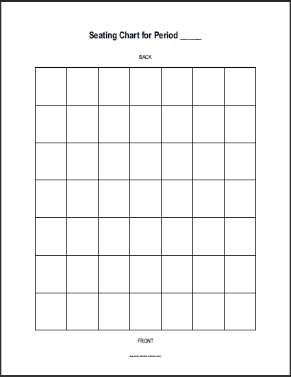 vertical classroom seating chart for one class student free classroom seating chart maker