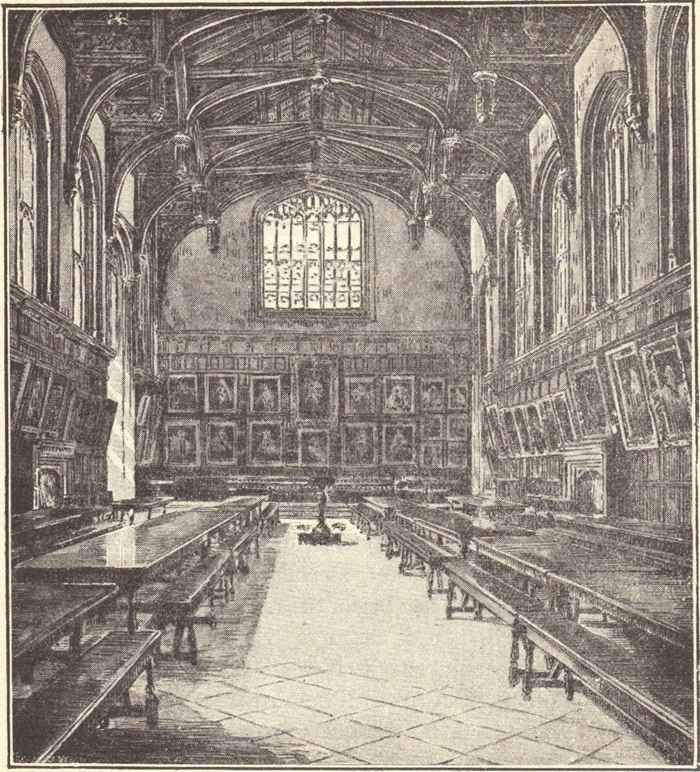 Hall of Christchurch College, Oxford