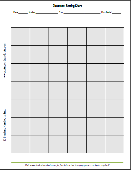 Seating Chart Creator Classroom