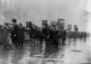 Funeral procession in 1911 for the victims of the TRiangle Waist Factory fire in New York City, 1911.