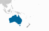 Australia Global Position Map