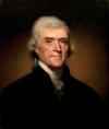 Thomas Jefferson Portrait by Rembrandt Peale (1800)
