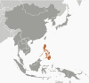 Philippines Global Location Map