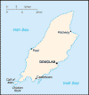 Isle of Man - Mannin - Political Map