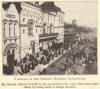 Terminal of the Trans-Siberian Railway (Railroad) in Vladivostok, Russia, photographed circa 1920.  Russia had for centuries sought adequate ports.  The railway through Siberia gave Russia an efficient means of transporting goods to and from the Pacific Ocean area.