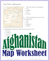 Afghanistan Map Worksheet