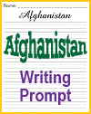 Afghanistan Writing Prompt