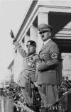 Mussolini and Hitler in 1936