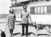 Hitler with Eva Braun and Dogs