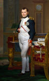 Napoleon in His Study at the Tuileries by Jacques-Louis David