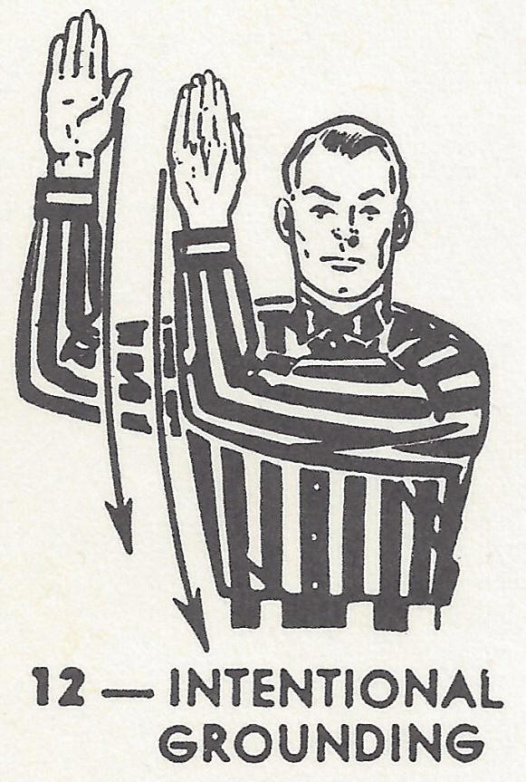 american football referee signals chart student handouts nfl referee signals chart